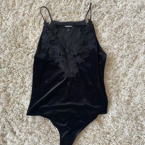 Express Velvet Bodysuit